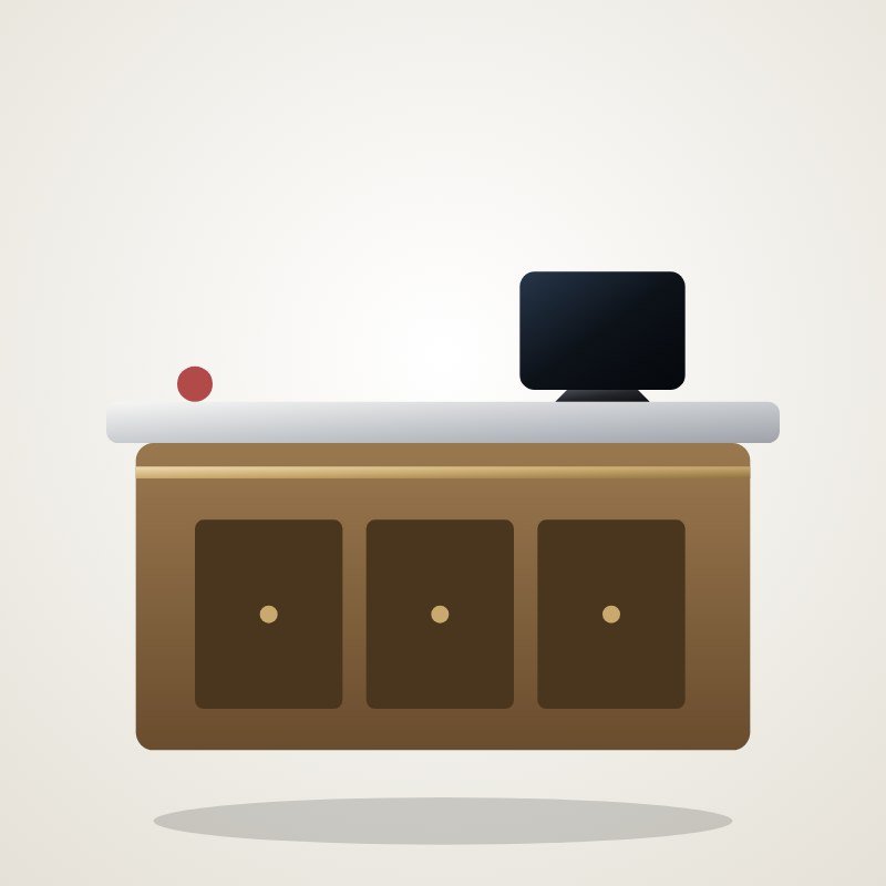 Smart Reception Desk